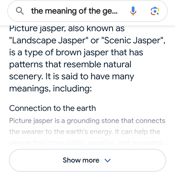 New Shiva shell and picture jasper pendant and earrings set - Picture 9 of 10
